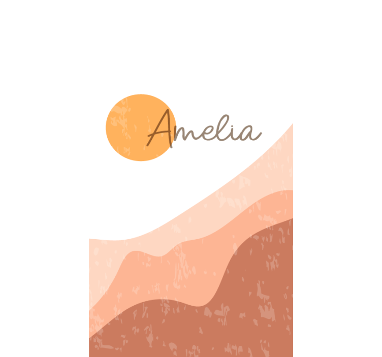 ロール スクリーン オシャレ 抽象的な朝日デザイン - TENSTICKERS