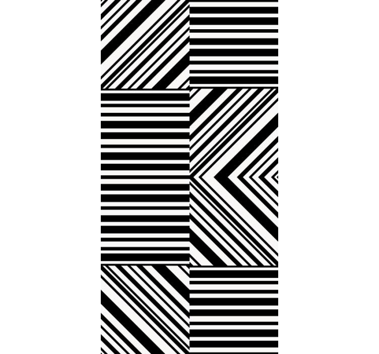 ブラインド テクスチャとパターン 線形幾何学模様 - TENSTICKERS