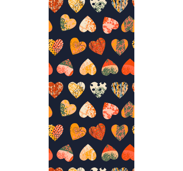 ブラインド ロマンチック ハートパターンズコレクション - TENSTICKERS