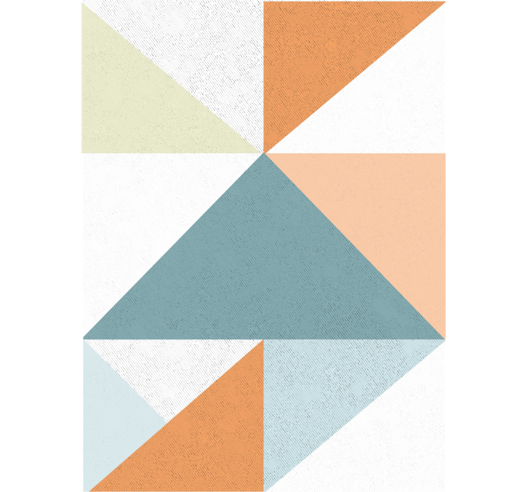 ロール スクリーン オシャレ 幾何学的三角パターン - TENSTICKERS