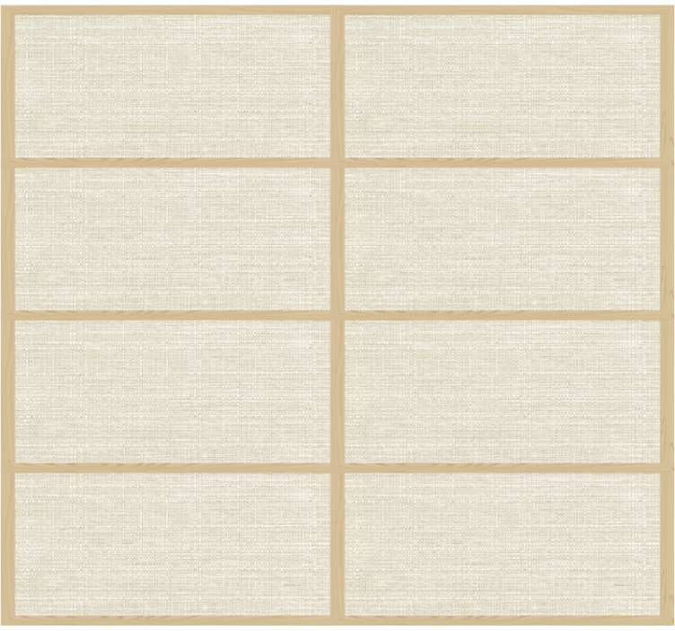 ブラインド テクスチャとパターン 日本のパネル構造 - TENSTICKERS