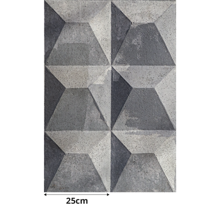 ロール スクリーン オシャレ béton brutテクスチャー - TENSTICKERS