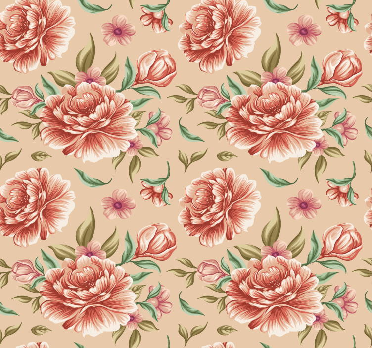 ブラインド ロマンチック クラシックな花束 - TENSTICKERS