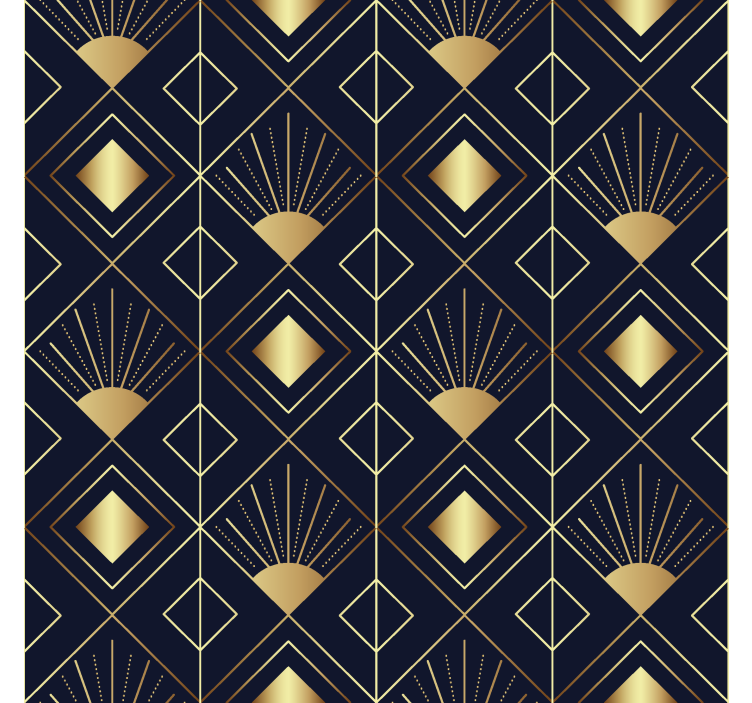 ブラインド エレガント アールデコ様式 - TENSTICKERS