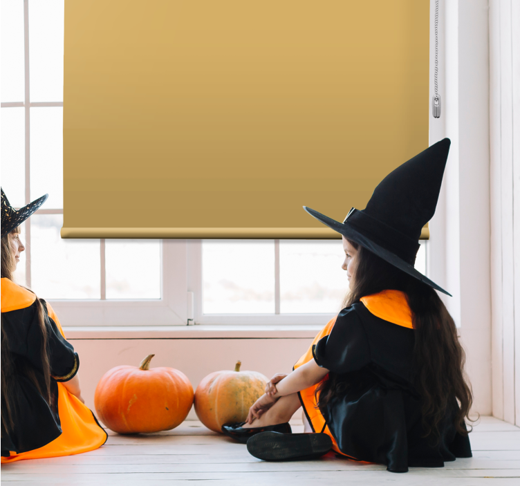 遮光ローラーブラインドゴールデンベージュカラー - TENSTICKERS