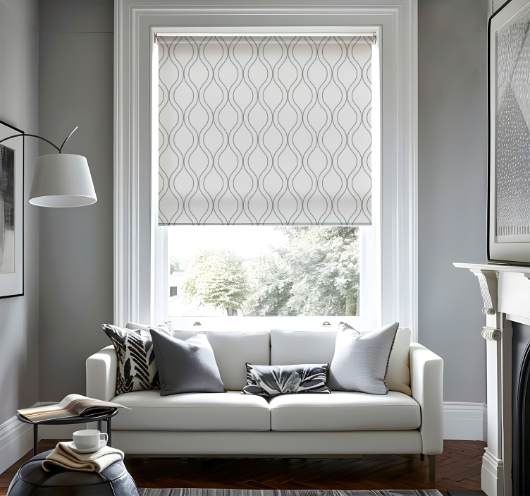 ブラインド エレガント 曲線 - TENSTICKERS