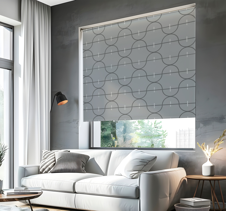 ブラインド エレガント 不規則な縞模様 - TENSTICKERS