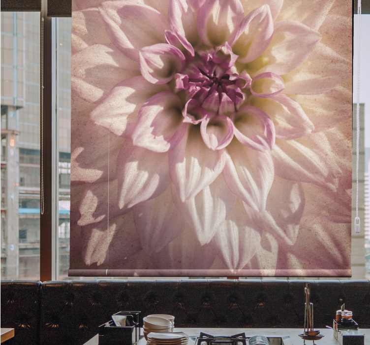 ブラインド 花や植物 繊細な花々 - TENSTICKERS