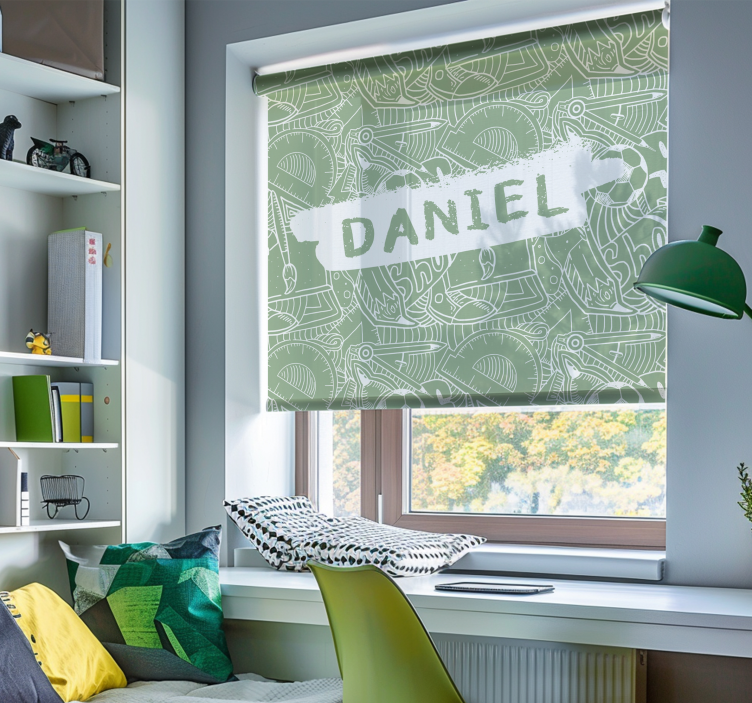 ブラインド テンネージャールーム グリーンスクールチョーク - TENSTICKERS