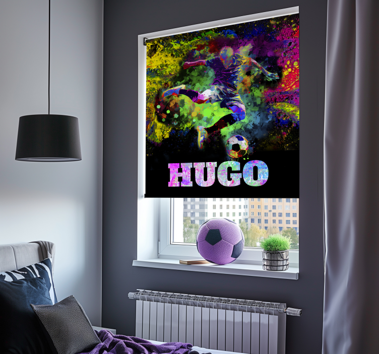 ブラインド フットボール カラフルなデザイン - TENSTICKERS