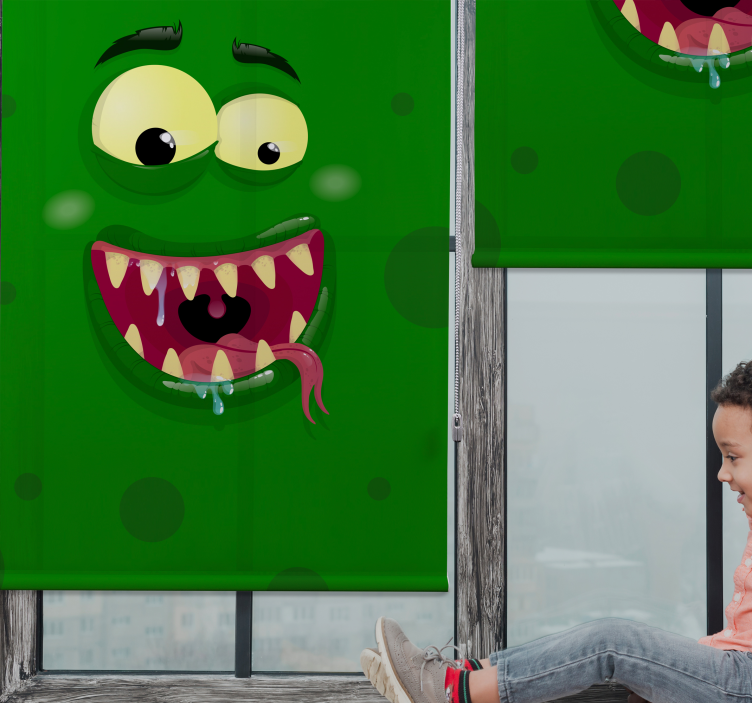 楽しい ブラインド 緑の怪物 - TENSTICKERS