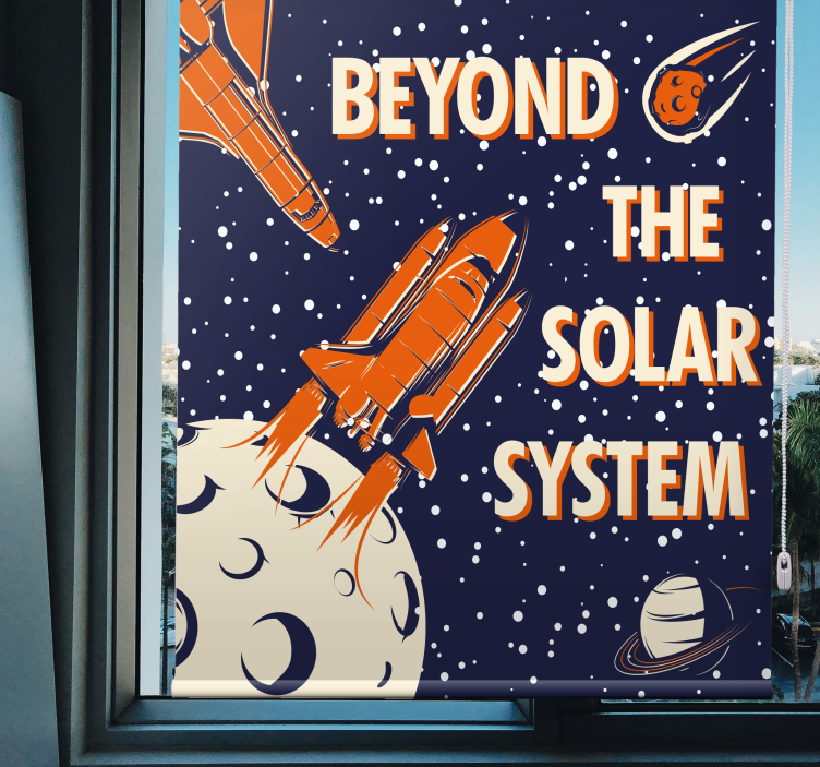 ブラインド オタク 宇宙探査の冒険 - TENSTICKERS