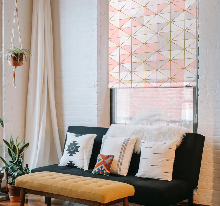 ジオ ダイヤモンド テクスチャとパターン ブラインド - TENSTICKERS