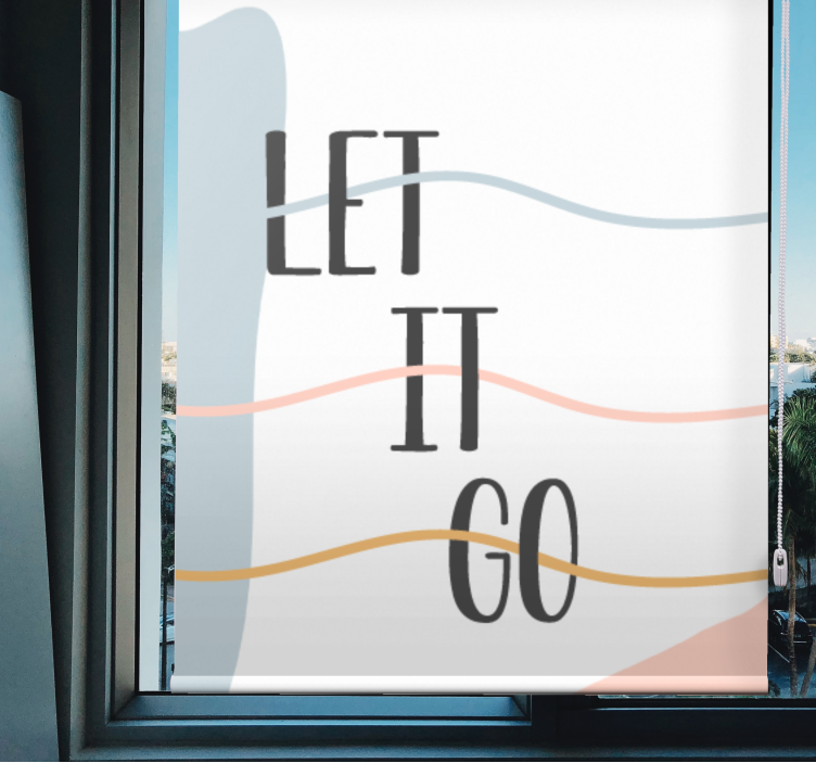 パステルカラーはバスルームブラインドに行かせます - TENSTICKERS