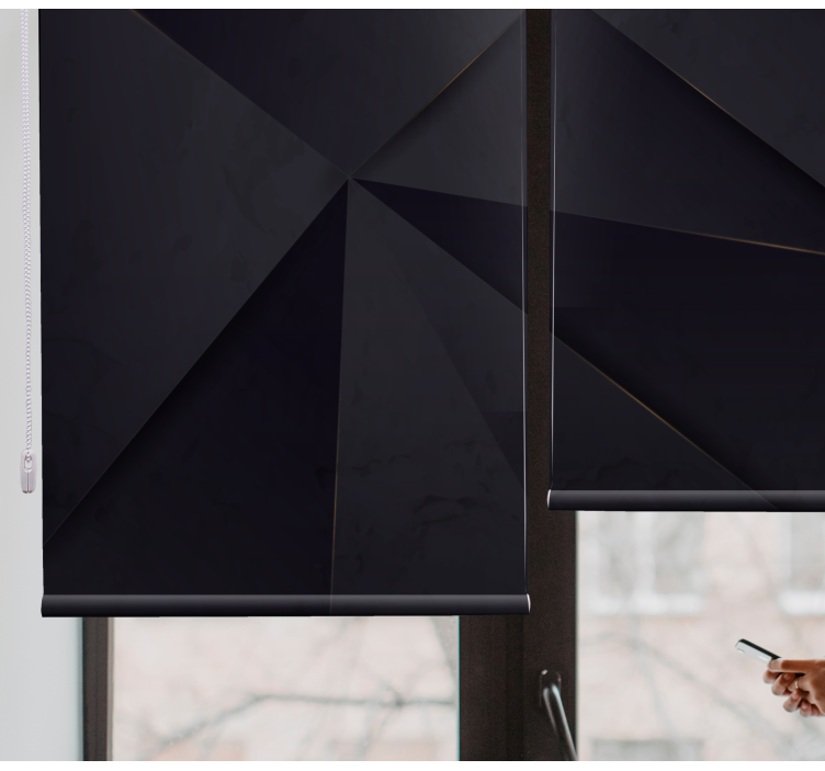 ブラインド テクスチャとパターン幾何学的黒モチーフ - TENSTICKERS