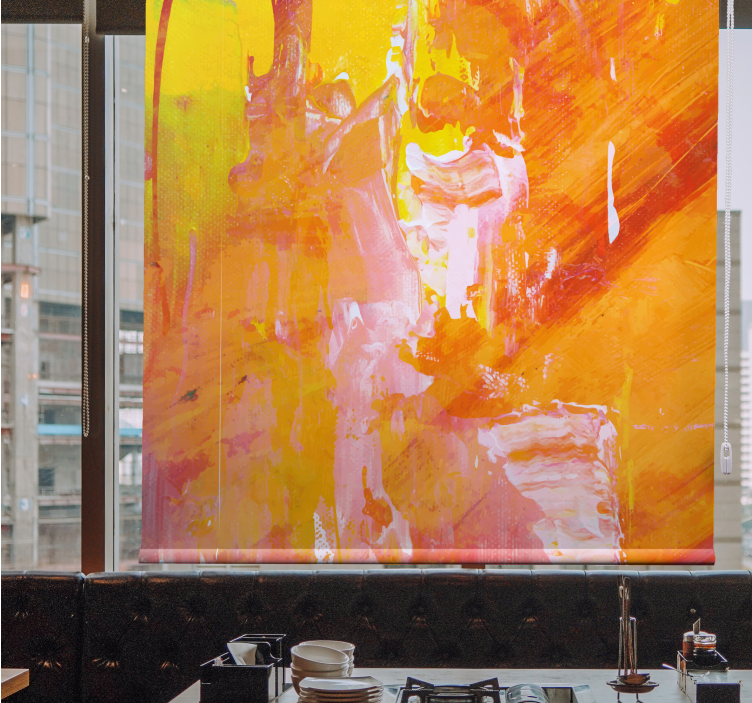 ブラインド テクスチャとパターン 鮮やかな抽象的なスプラッシュ - TENSTICKERS