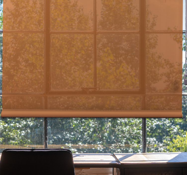 ブラインド テクスチャとパターン 暖かみのあるオレンジ色 - TENSTICKERS