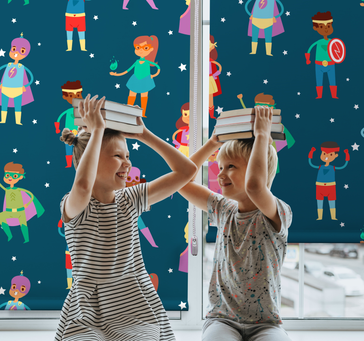 ブラインド スーパーヒーロー スーパーヒーローパターン - TENSTICKERS