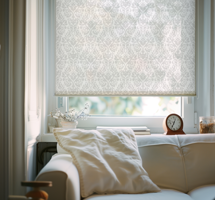 ブラインド 白 グランジダマスク - TENSTICKERS