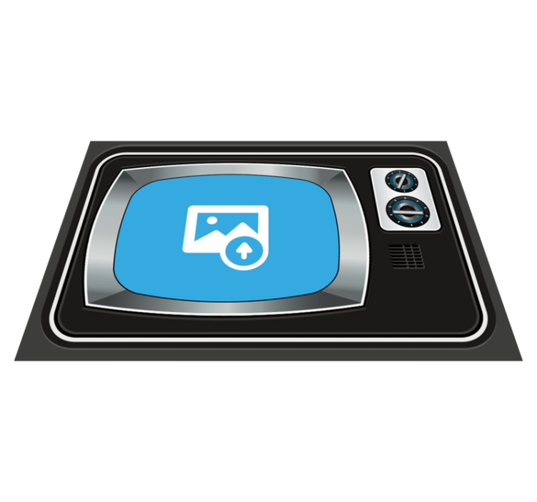 テレビカスタマイズ可能な写真オリジナルランチョンマット - TENSTICKERS