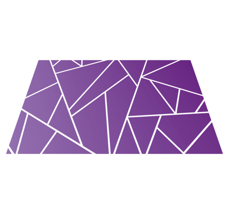 ランチョン マット 柄 幾何学的な紫の模様 - TENSTICKERS