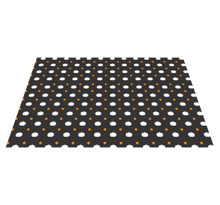 カボチャと水玉のプレースマット - TENSTICKERS