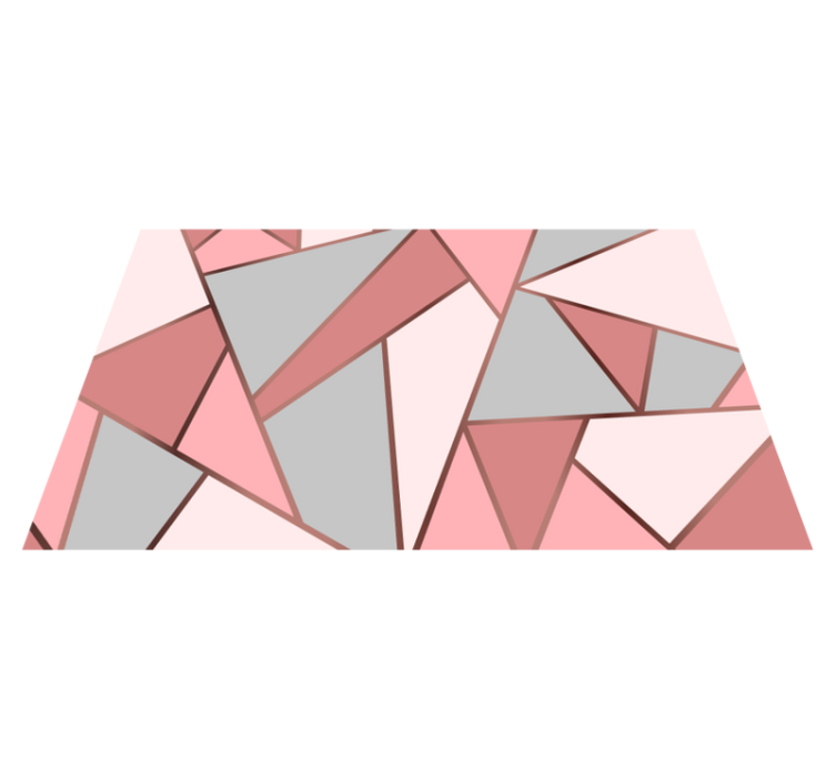 オリジナル ランチョンマット 幾何学的パステルパターン - TENSTICKERS
