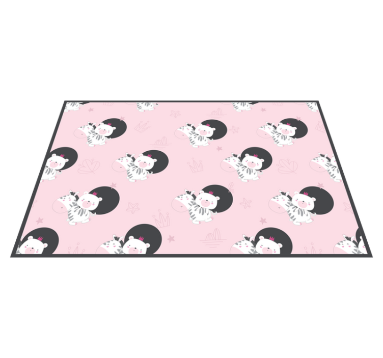 ランチョンマット 子供 ゼブラのかわいいイラスト - TENSTICKERS