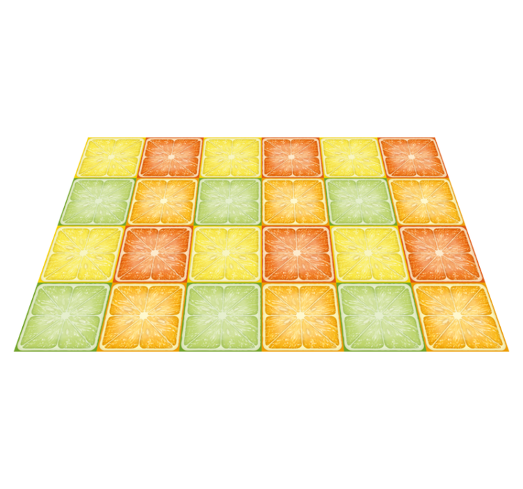 オリジナル ランチョンマット シトラススライスパターン - TENSTICKERS