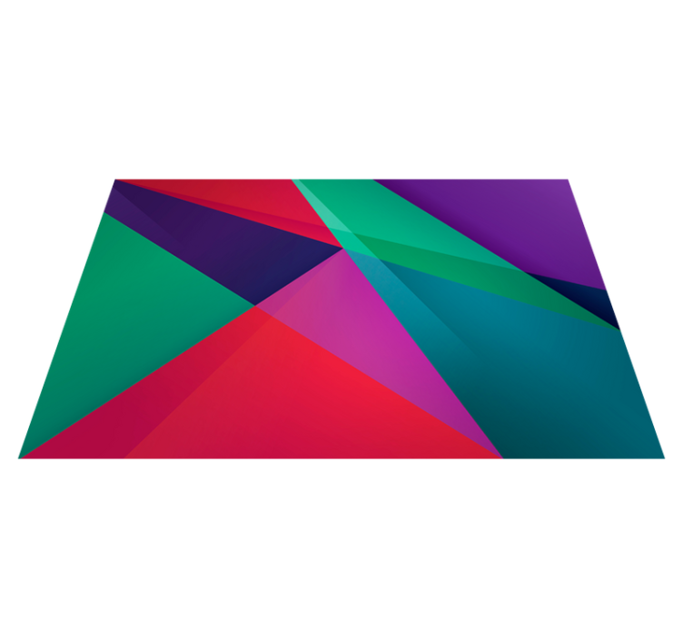 テーブル クロス モダン 幾何学的カラフルデザイン - TENSTICKERS