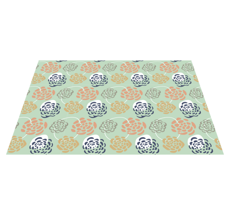 オリジナル ランチョンマット ボタニカルプリントアート - TENSTICKERS