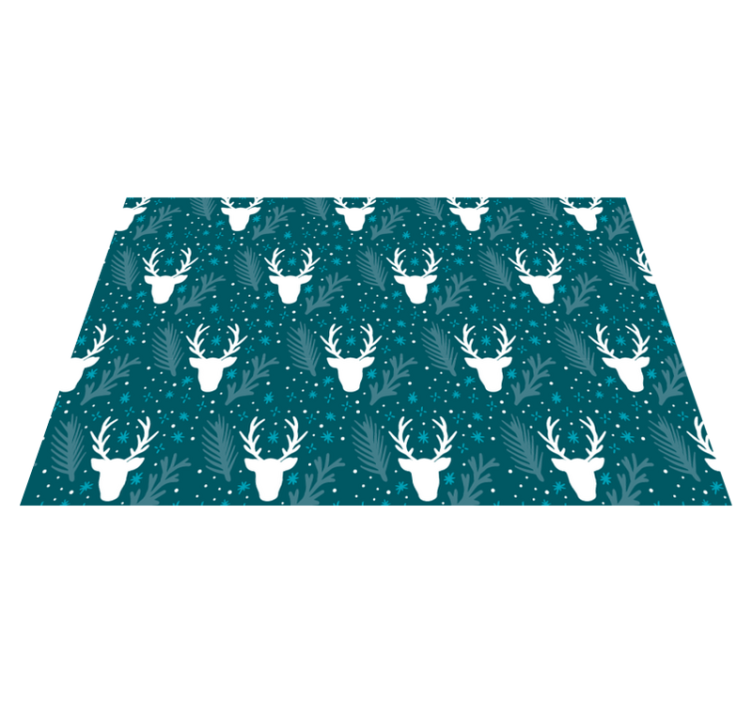 クリスマス ランチョン マット エレガントなホリデーテーブルセッティング - TENSTICKERS