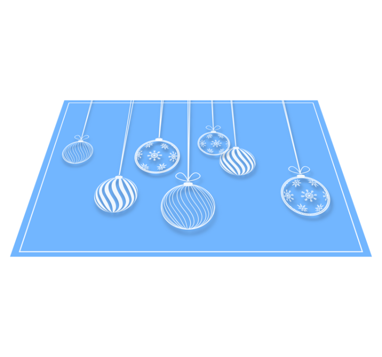 クリスマス ランチョン マット 吊るすホリデーオーナメント - TENSTICKERS