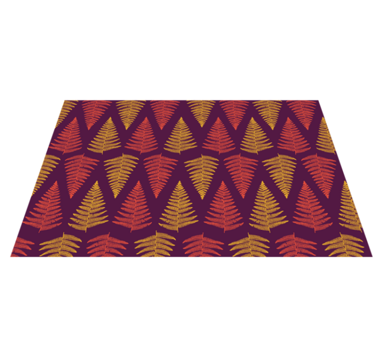 ランチョン マット 柄 植物模様の背景 - TENSTICKERS