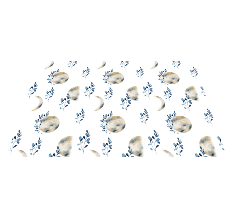 オリジナル ランチョンマット 天体の月模様 - TENSTICKERS