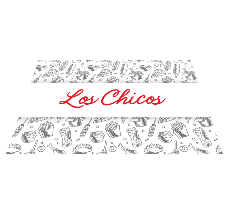 ランチョンマット 子供 楽しい食べ物のイラスト - TENSTICKERS