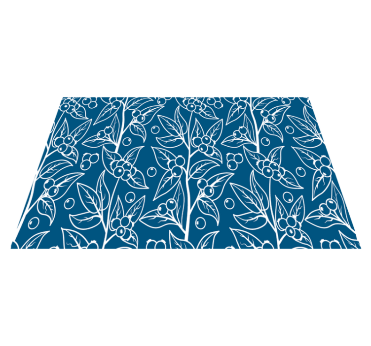 ランチョン マット 柄 繊細な花柄 - TENSTICKERS