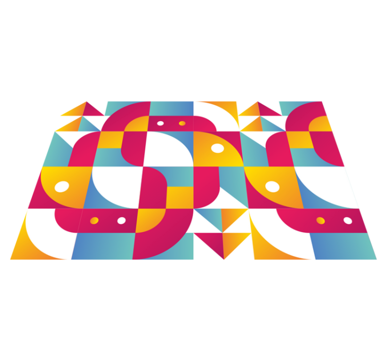 テーブル クロス モダン 大胆な幾何学模様 - TENSTICKERS