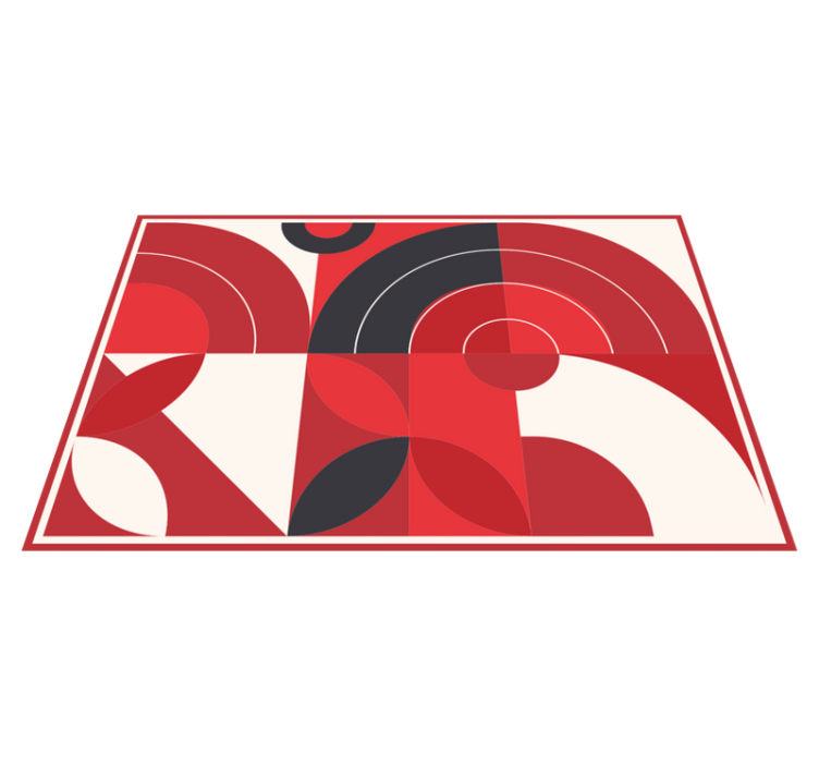 テーブル クロス モダン 鮮やかな幾何学模様 - TENSTICKERS