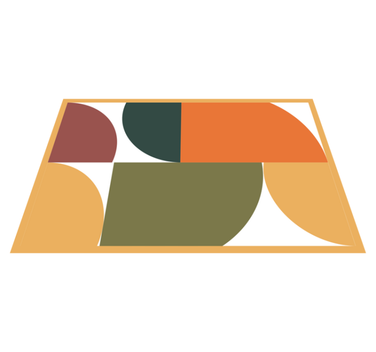 テーブル クロス モダン おしゃれな幾何学模様 - TENSTICKERS