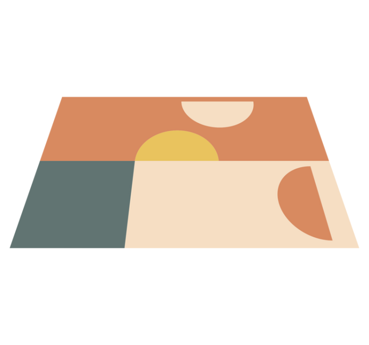 テーブル クロス モダン カラフルな幾何学模様 - TENSTICKERS