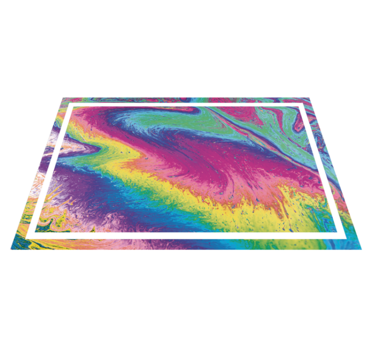 オリジナル ランチョンマット 鮮やかな抽象模様 - TENSTICKERS