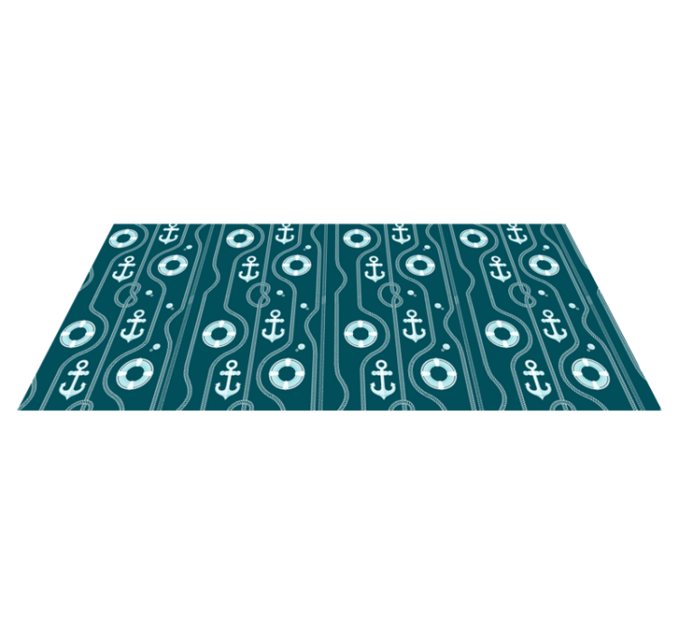 オリジナル ランチョンマット 船の錨モチーフ - TENSTICKERS