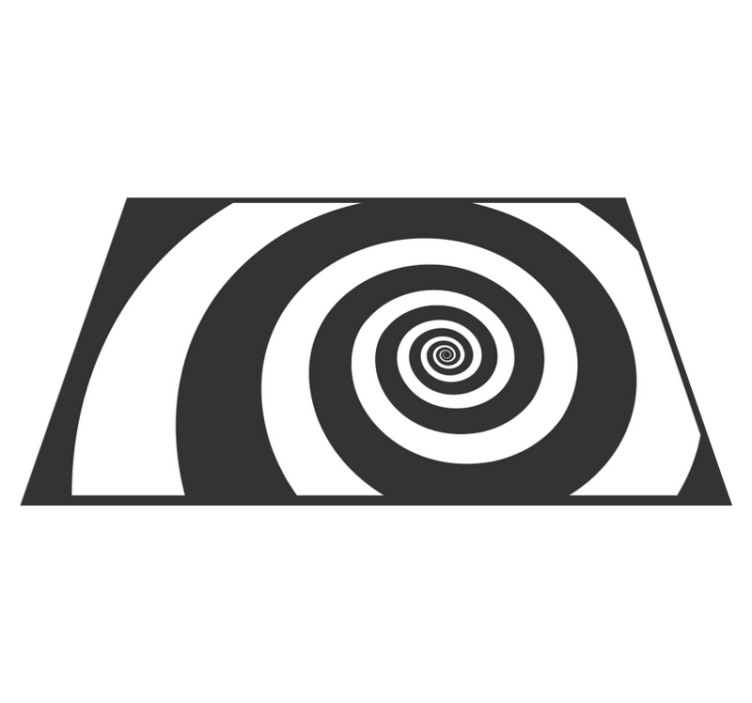 ランチョン マット 柄 スパイラルオプティカルエフェクト - TENSTICKERS