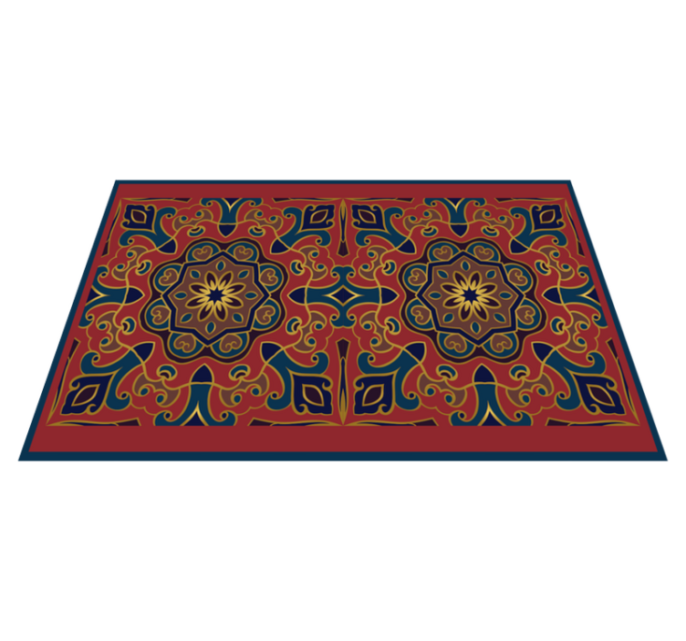 オリジナル ランチョンマット 複雑な花のアレンジメント - TENSTICKERS