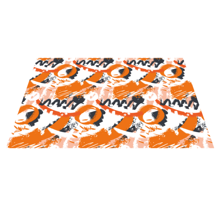 ランチョン マット 柄 抽象的なカラフルパターン - TENSTICKERS