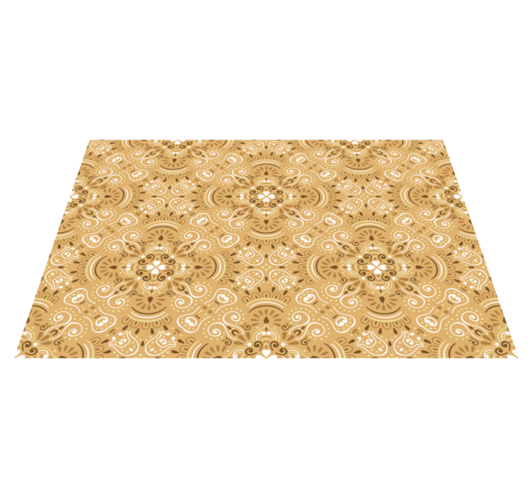 ランチョン マット 柄 エレガントフローラルコンポーネント - TENSTICKERS