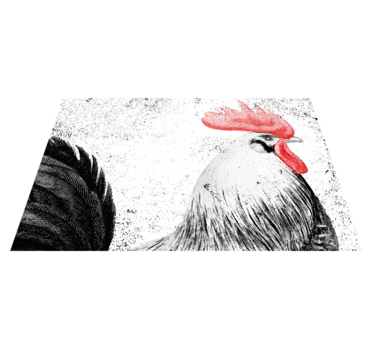 オリジナル ランチョンマット 鶏のイラスト - TENSTICKERS