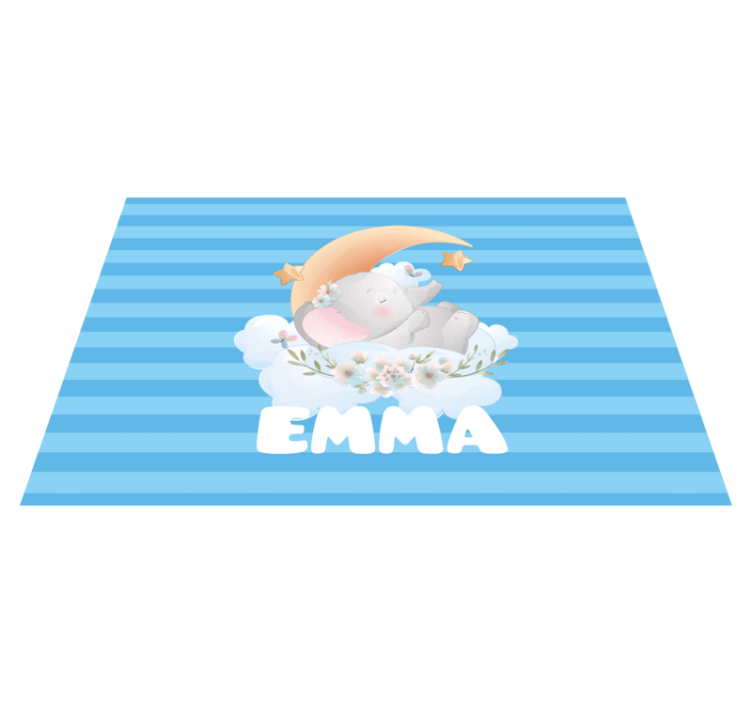 ランチョンマット 子供 可愛いゾウデザイン - TENSTICKERS