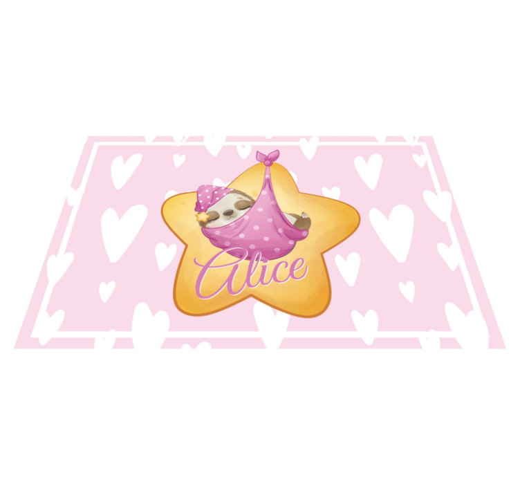 ランチョンマット 子供 スロースと星の中 - TENSTICKERS